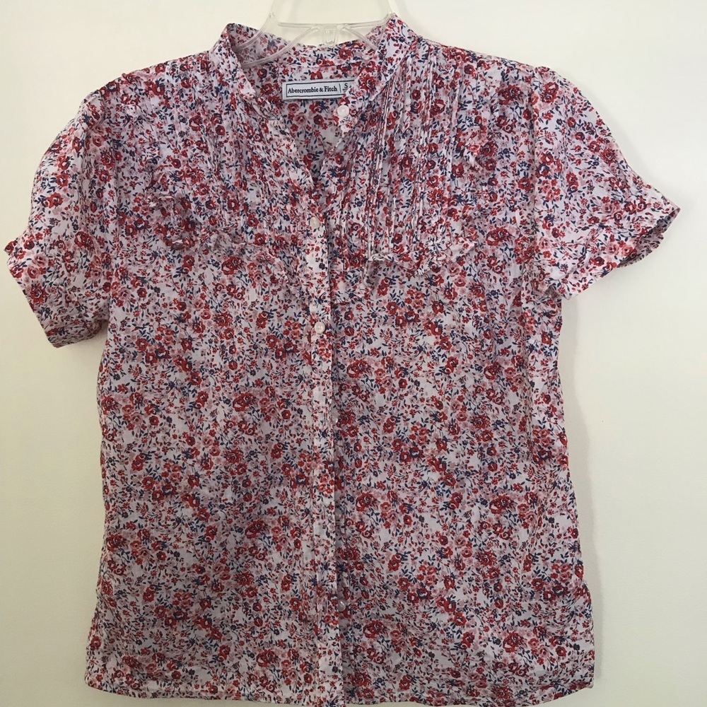 Short sleeve floral shirt- Abercrombie & Fitch
